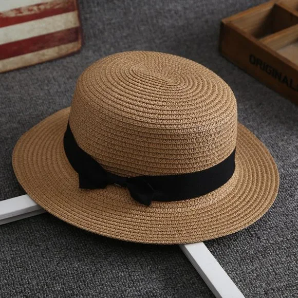 New summer seaside resort straw hat - Picture 2 of 5